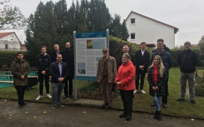 Gedenktafeleinweihung am Alten Friedhof Lebenstedt